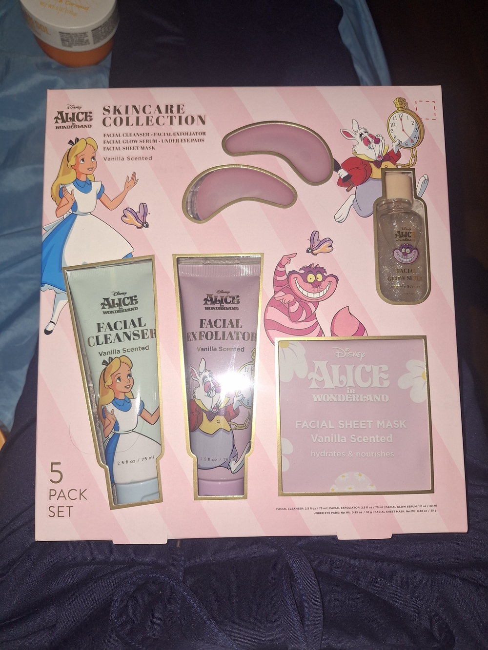 Disney Alice in Wonderland Pink & Purple Women's Skincare Set